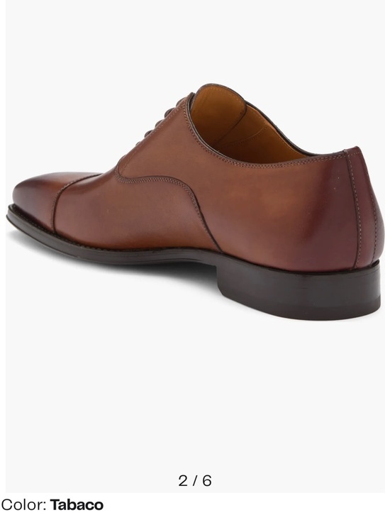 Magnanni Leather Oxford men 
$399 new 
Color: tabacco - Picture 4 of 16